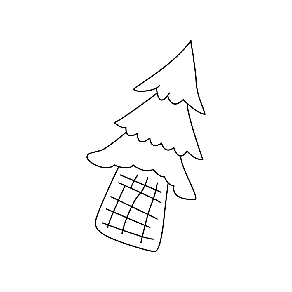 Tipsy Tree_outlined